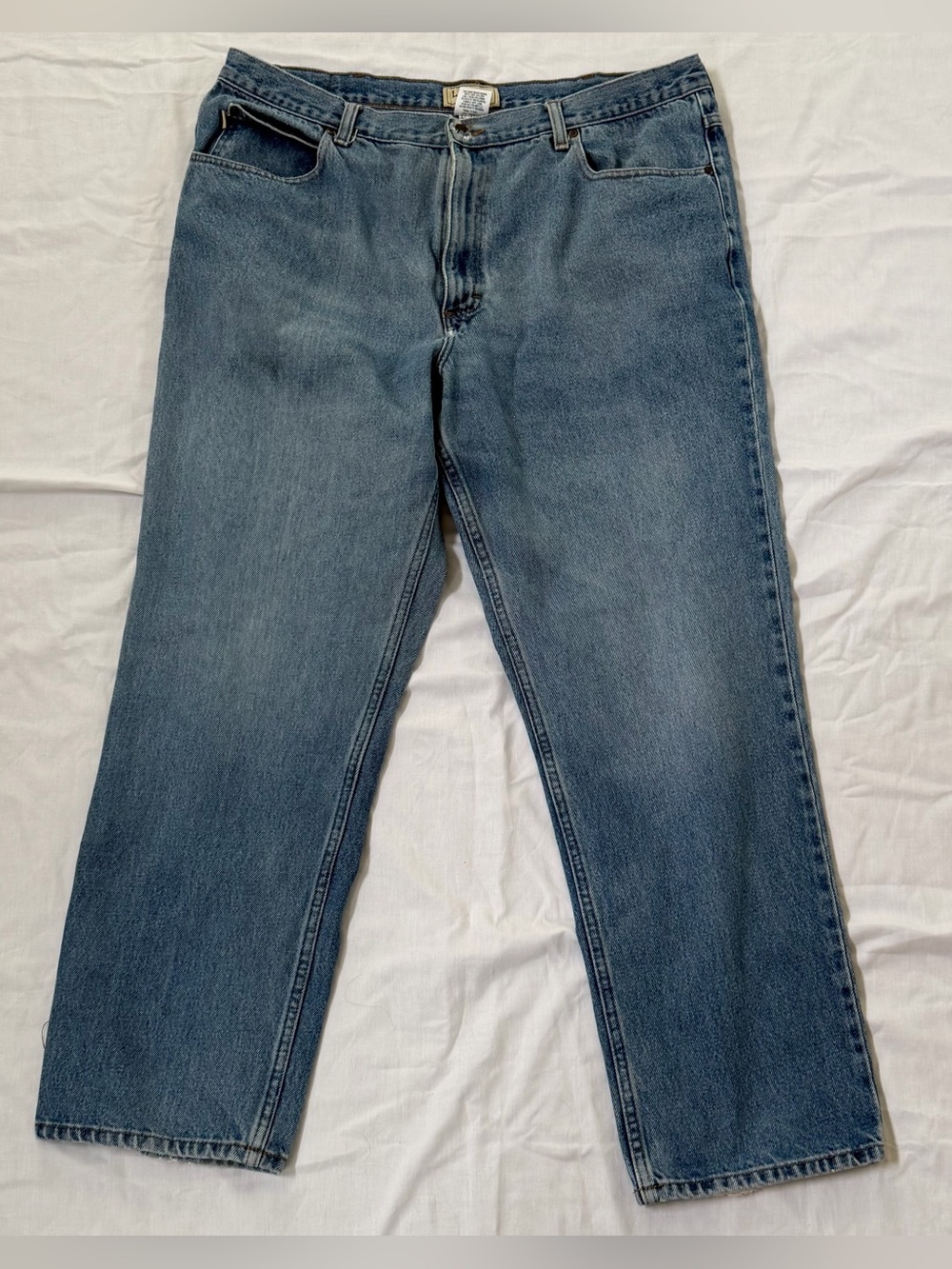 Mens Classic L.L. Bean Natural Fit Jeans Straight Leg Sz 40 x 30 Cotton